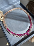 Riviera Dupla Gotas Safira Rosa/Pink