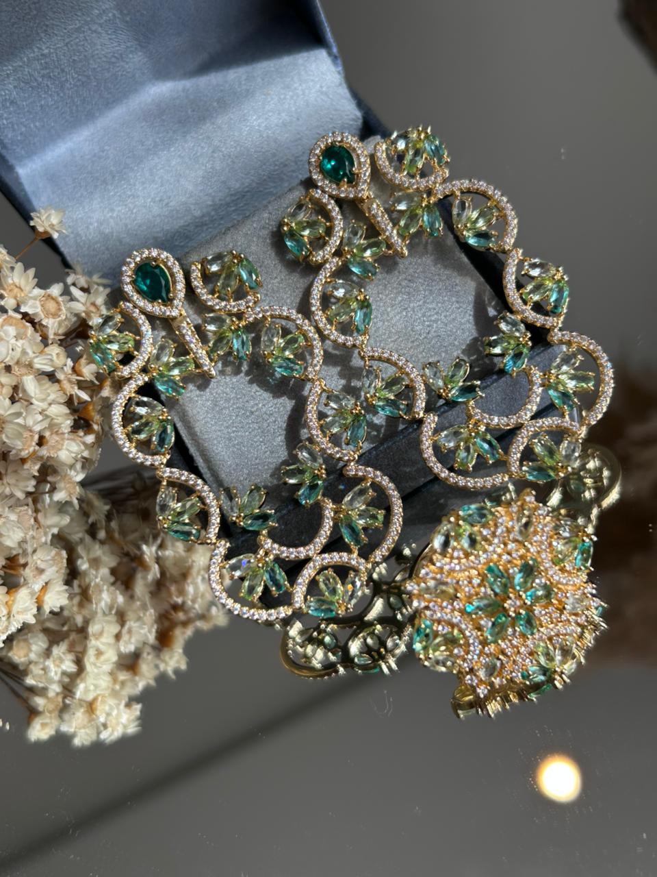 Conjunto Brinco e Anel Leona