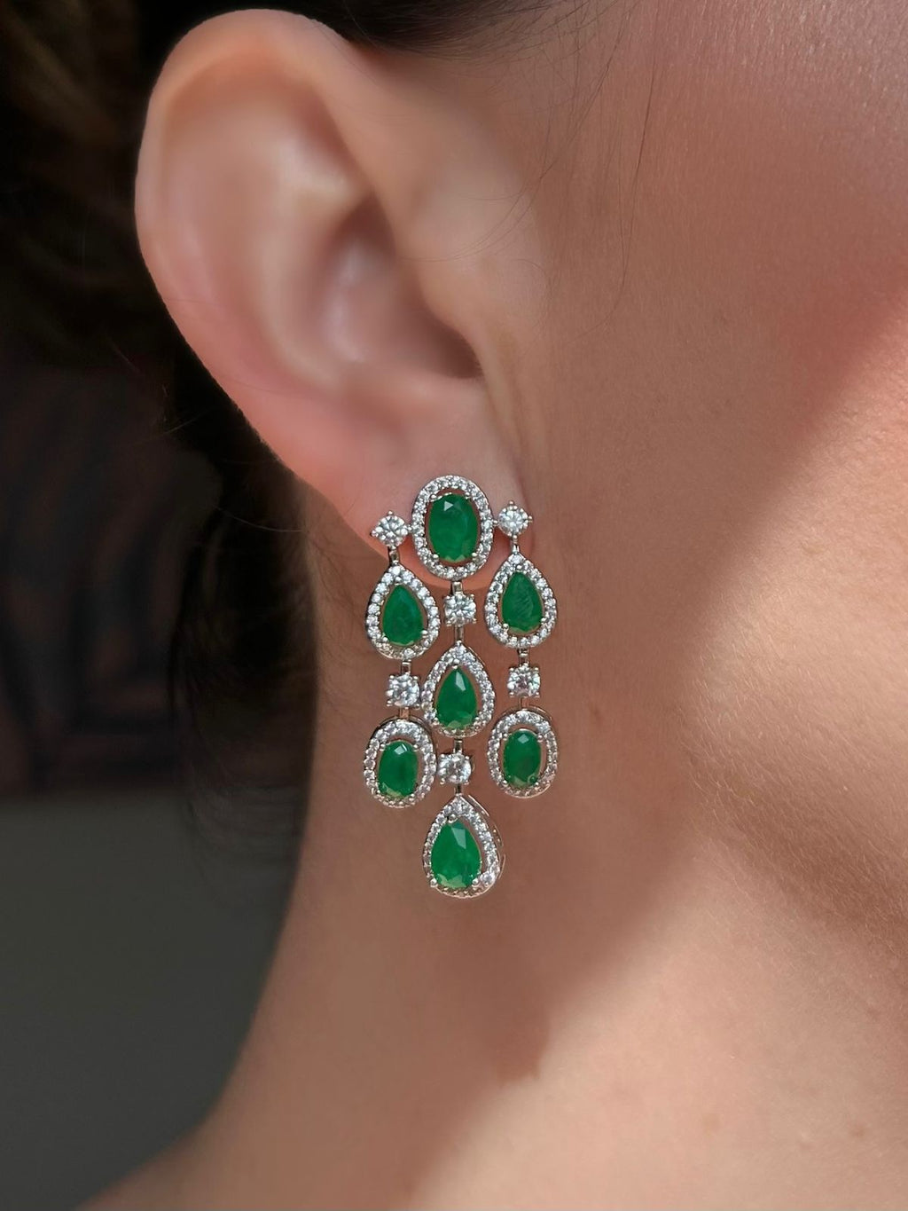 Brinco Essence Verde Esmeralda