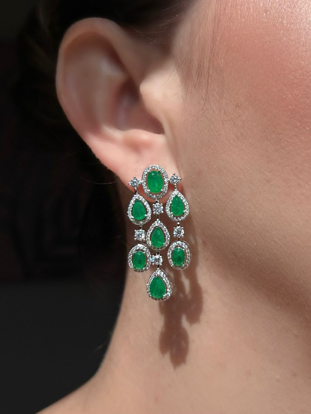 Brinco Essence Verde Esmeralda
