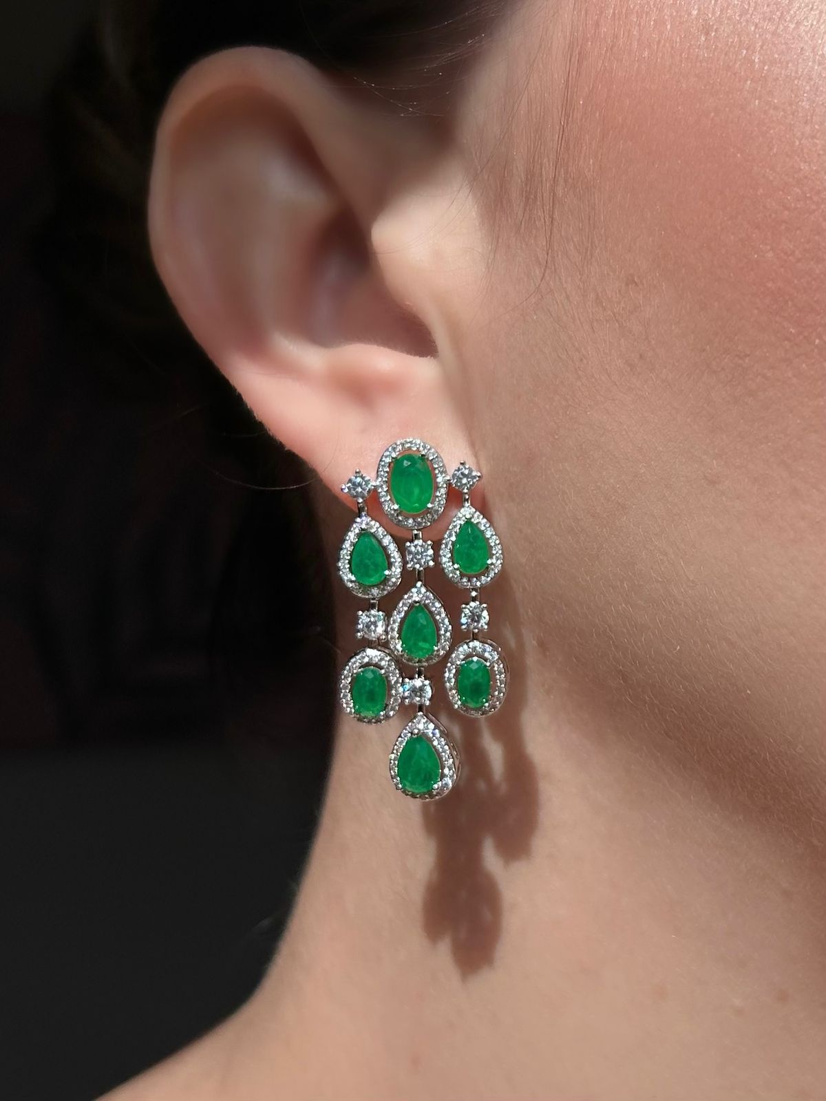 Brinco Essence Verde Esmeralda