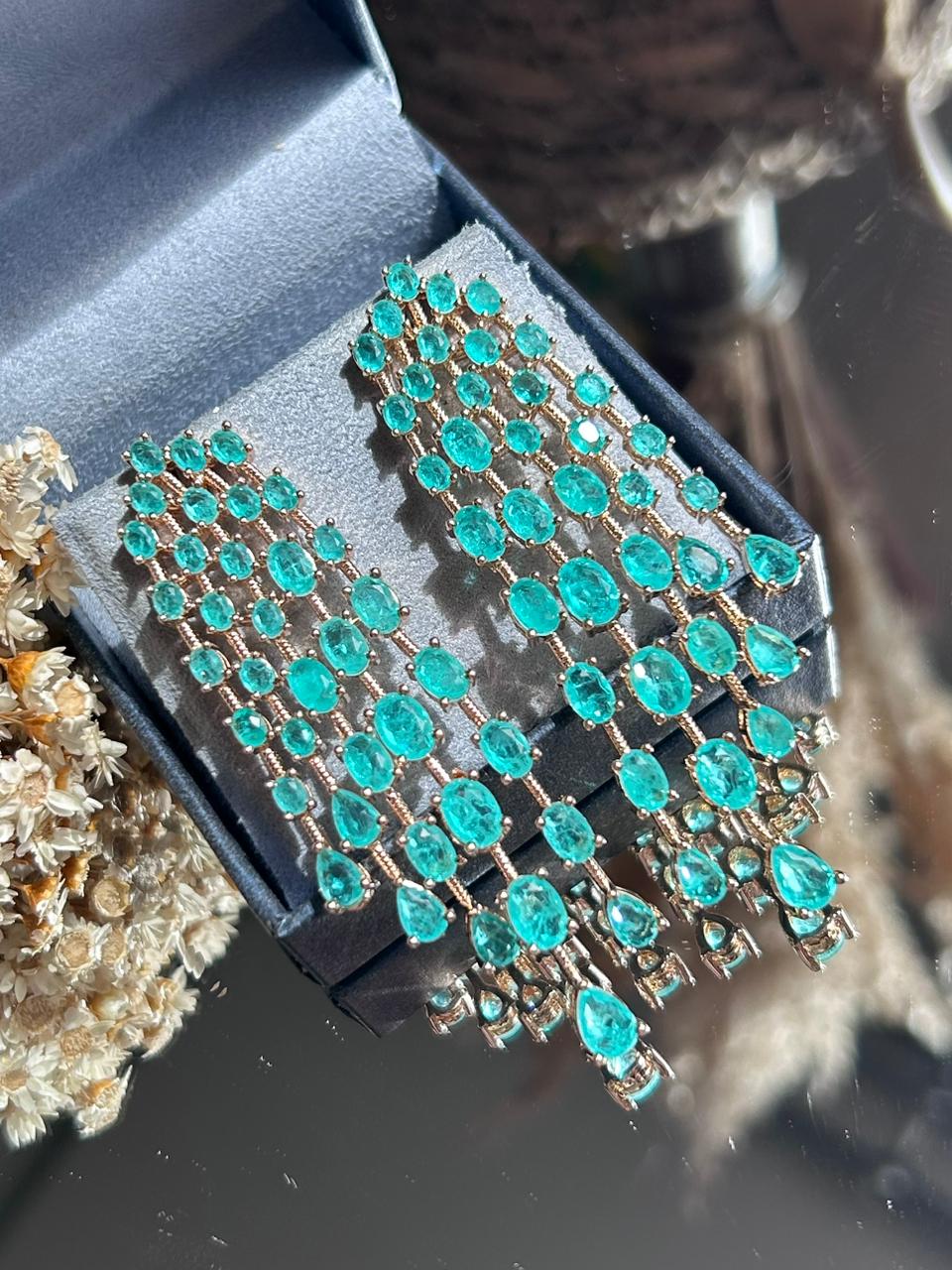 Brinco Chay Turmalina Dourado