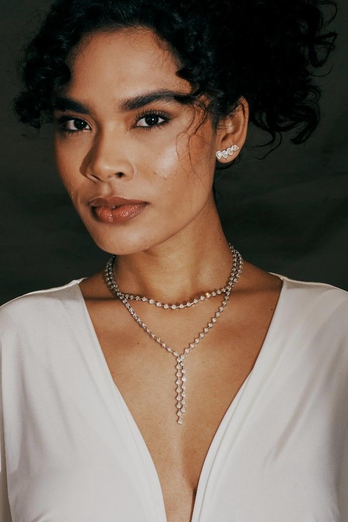 Colar Gravata Riviera Fancy Yellow