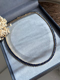 Colar Riviera 3 Garras Azul Safira Banho Dourado