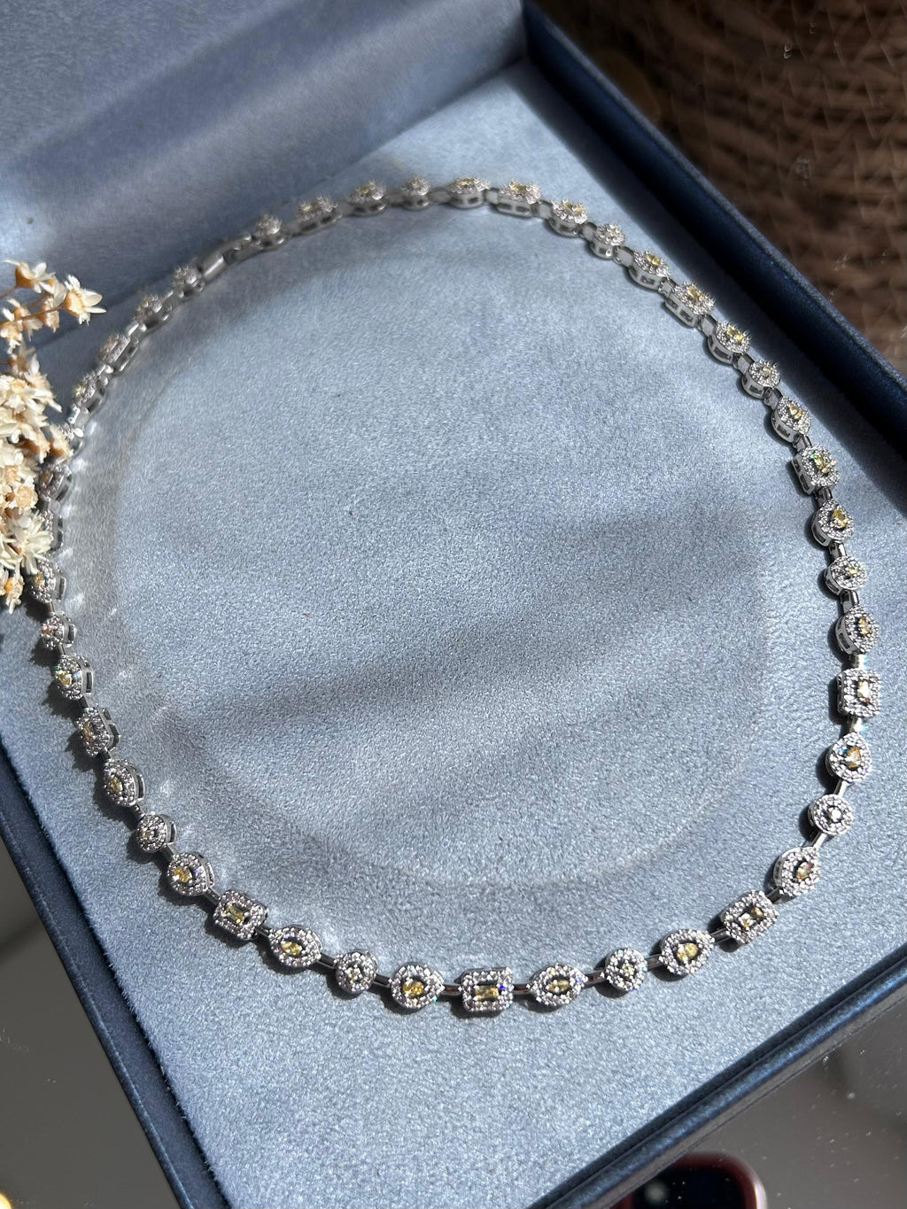 Colar Riviera Shapes Fancy Yellow