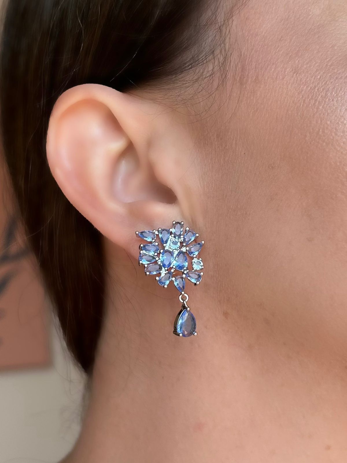 Brinco Érica Tanzanita