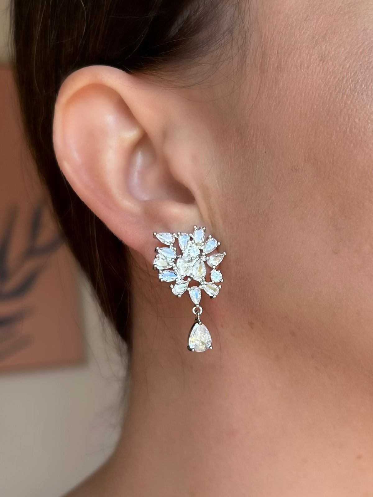 Brinco Érica Cristal