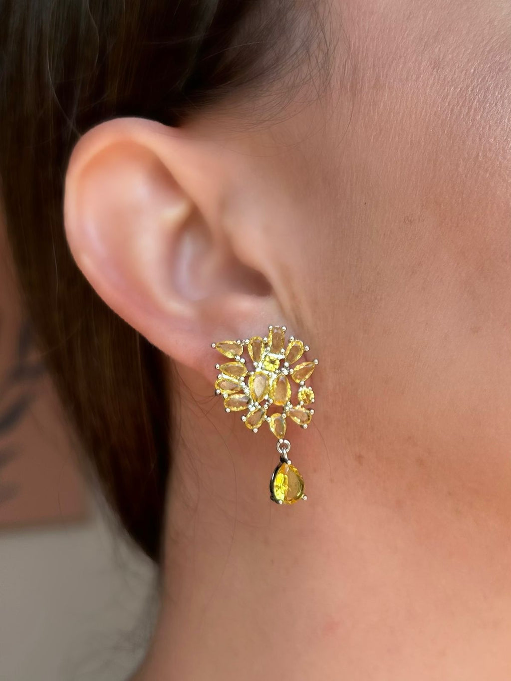 Brinco Érica Fancy Yellow