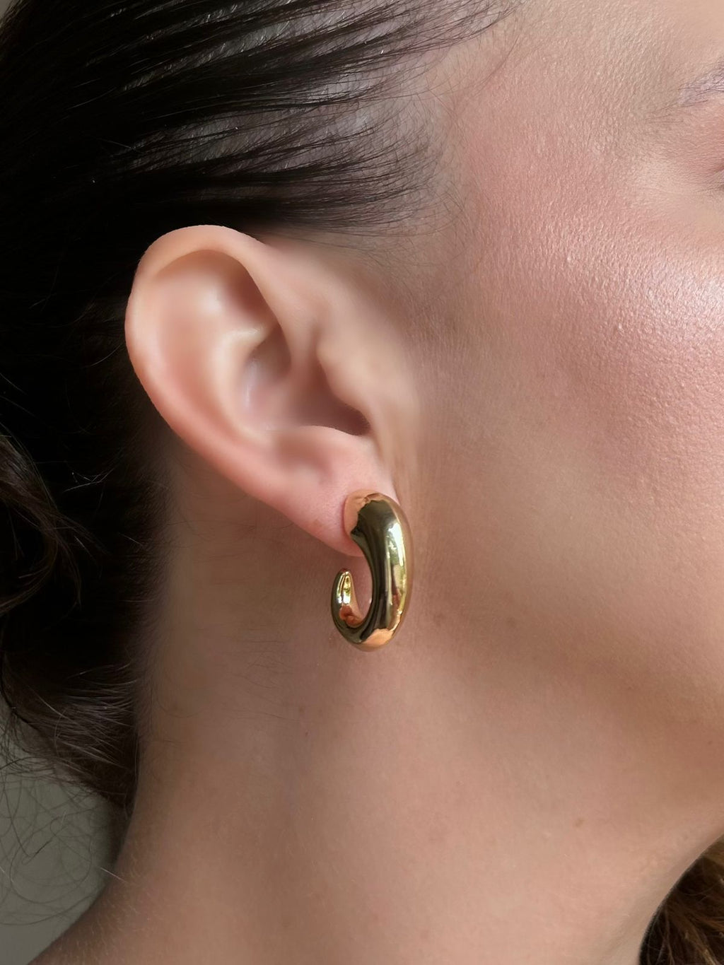 Brinco Argola Tubo Caracol P