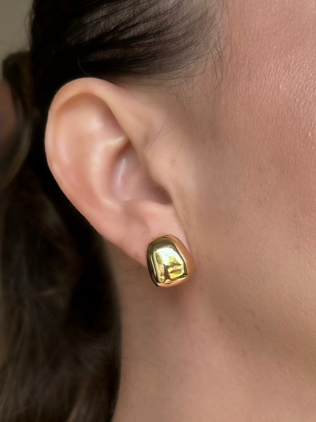 Brinco Retangular Liso