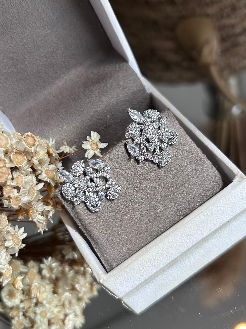 Brinco Detalhes Zirconias