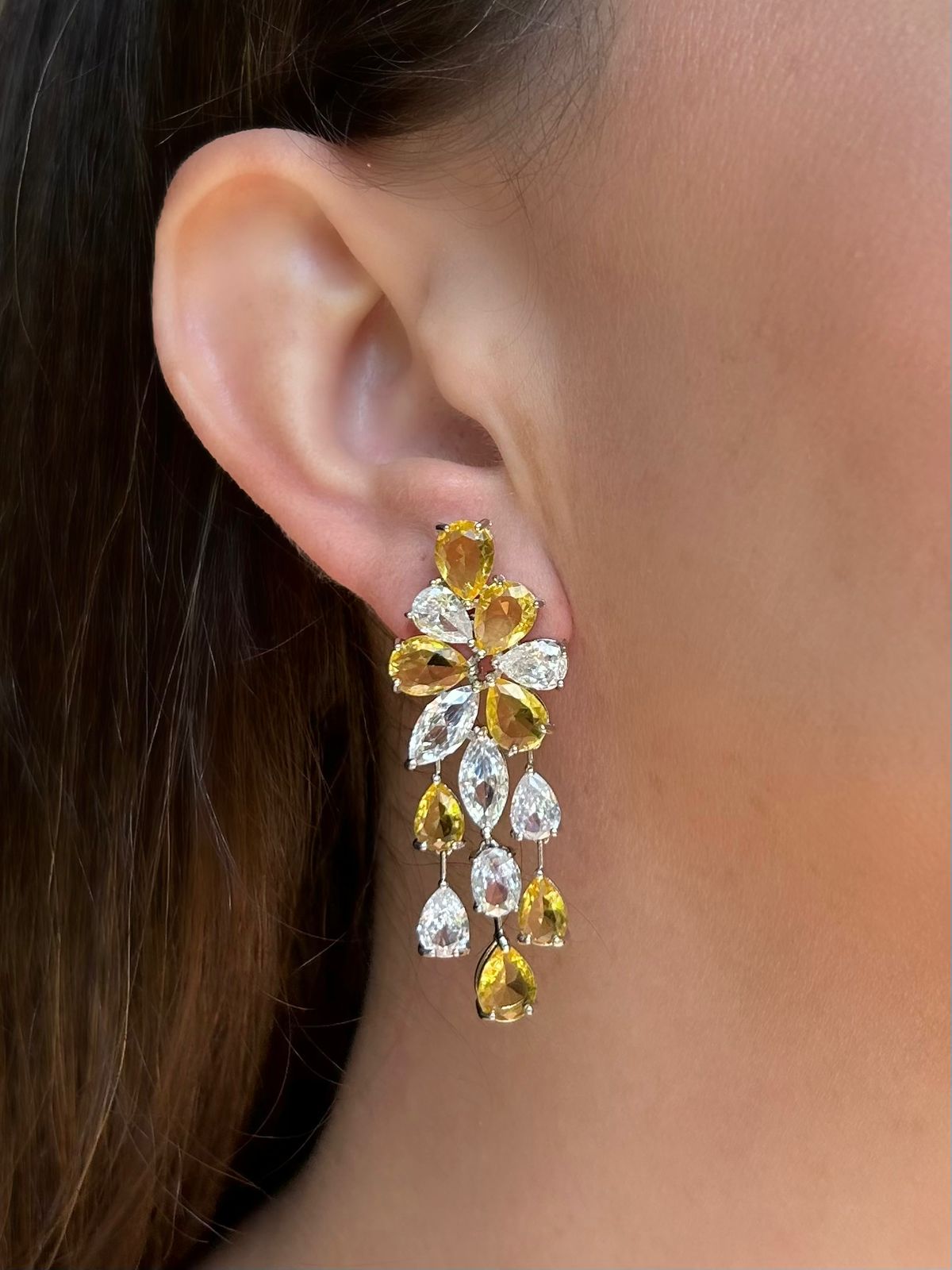 Brinco Lavínea Fancy Yellow