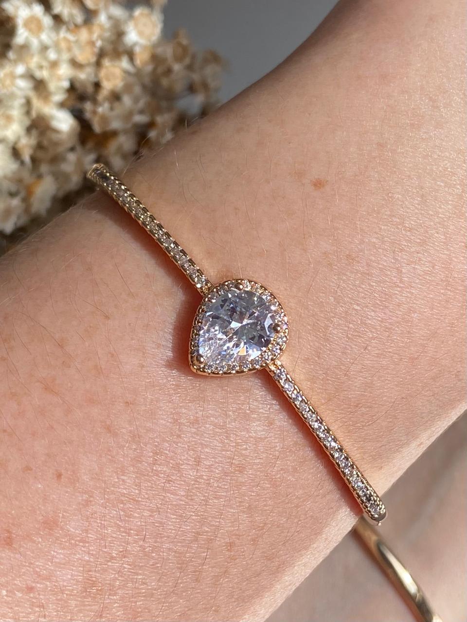 Bracelete Gota Dourado