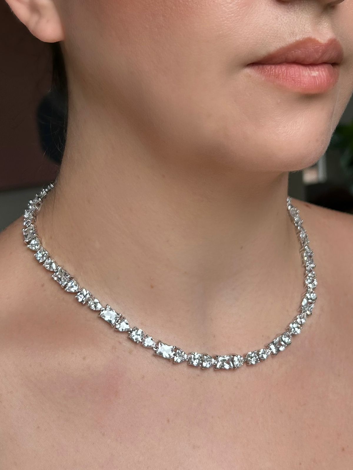 Colar Riviera Cassia Cristal