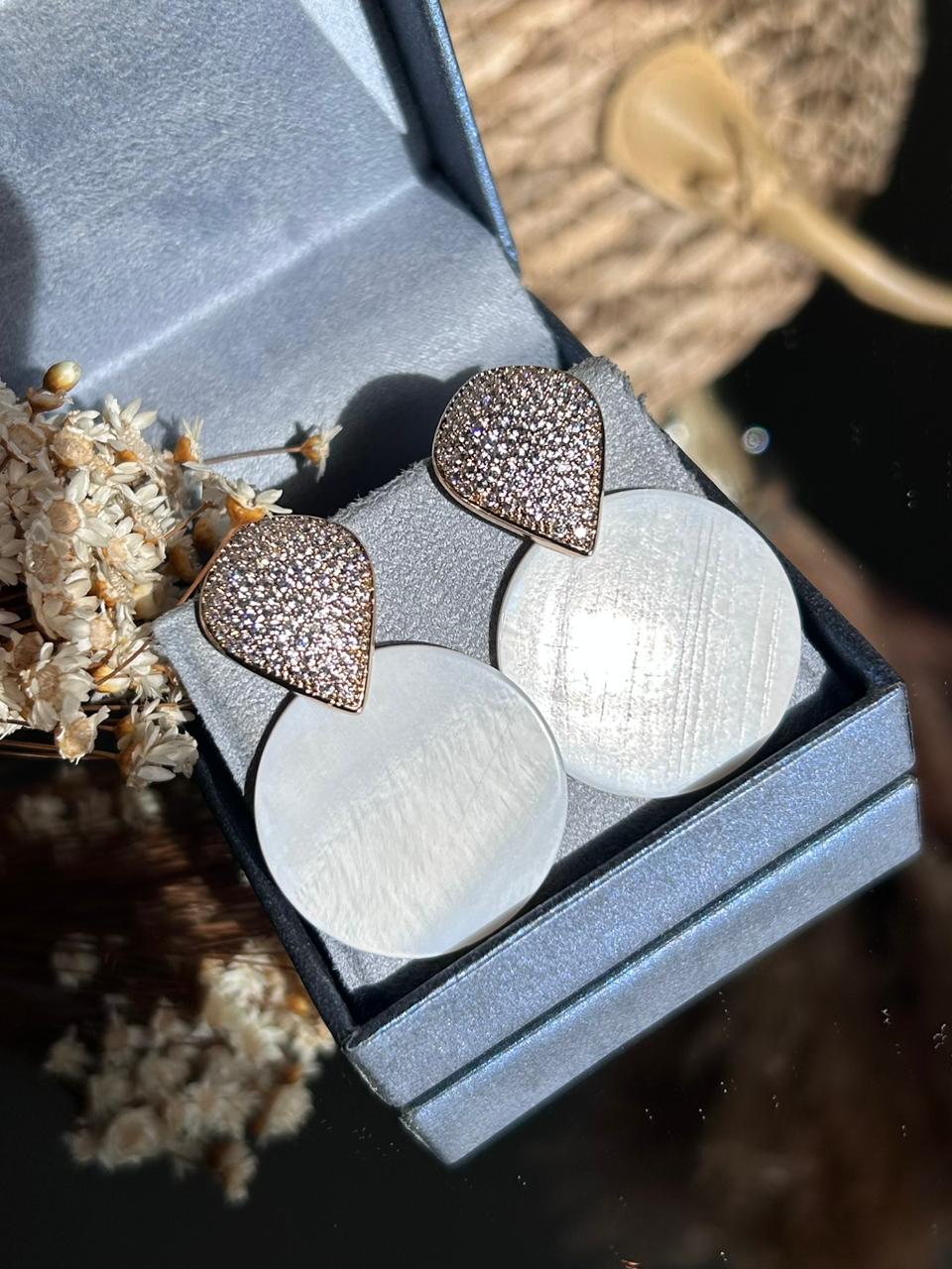 Brinco Mandala Madre Pérola