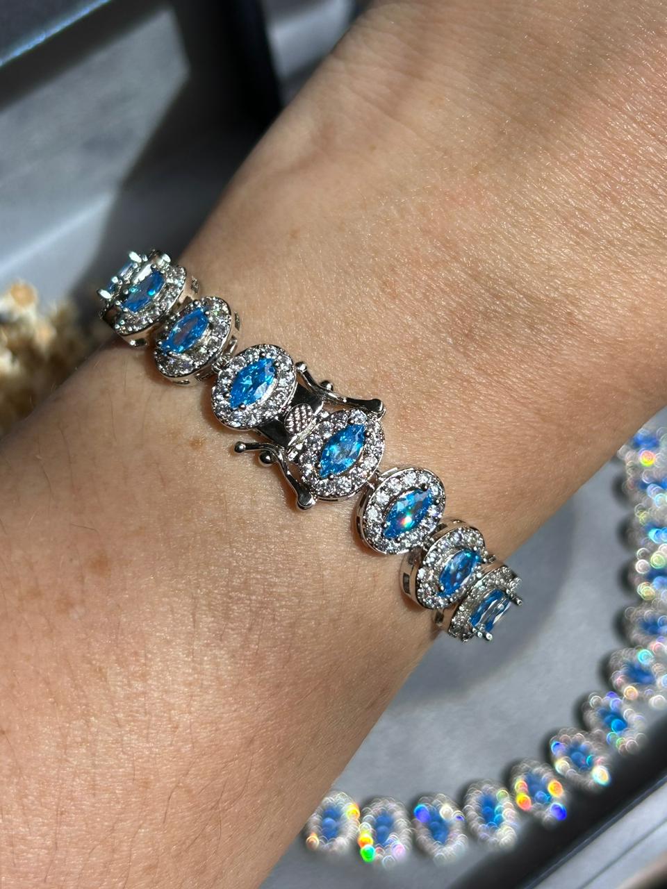 Pulseira Riviera Azul Topazio