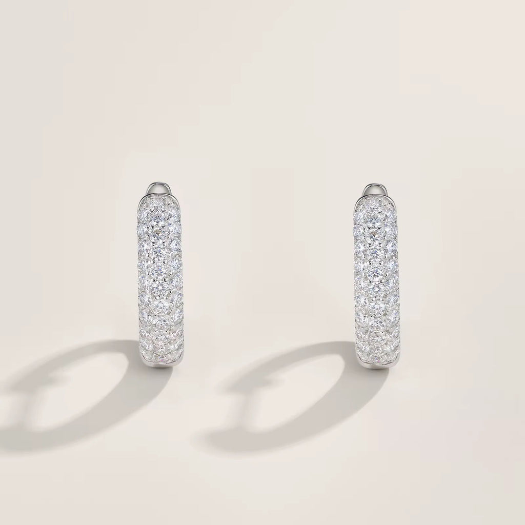 Brinco Argola Moissanite 0,78ct