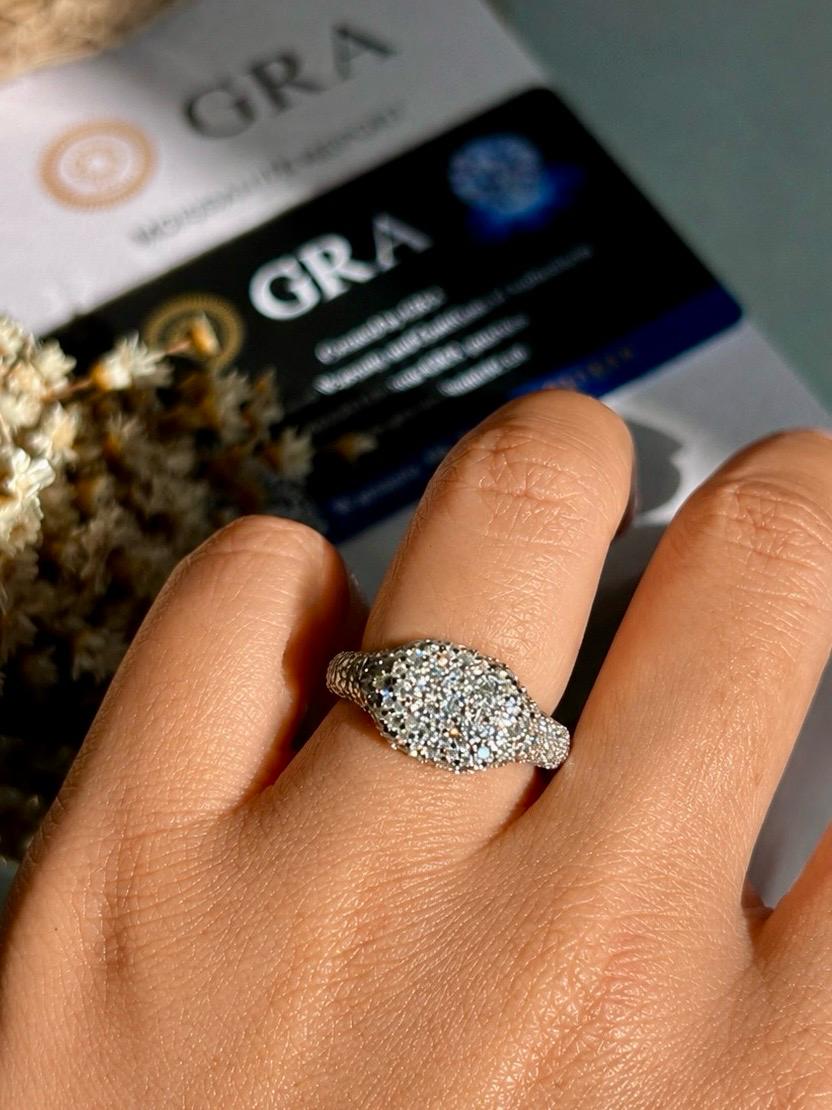 Anel Square Moissanite