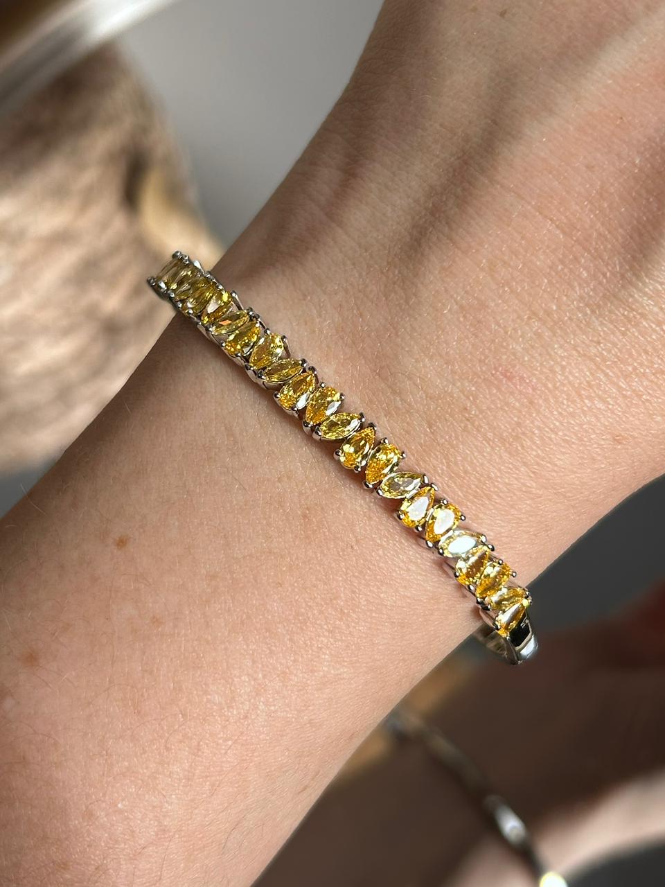 Bracelete Vivi Gotas Fancy Yellow