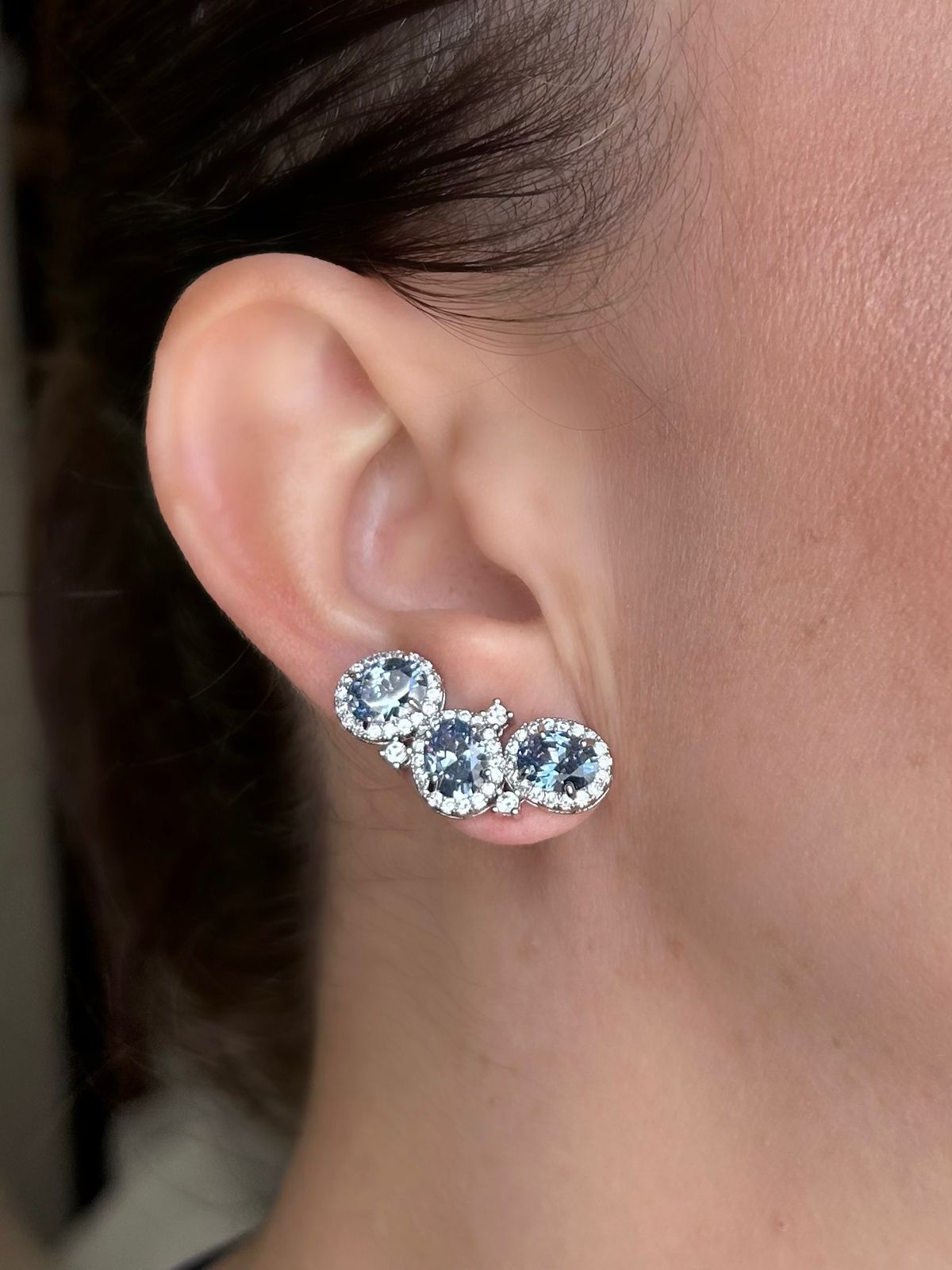 EarCuff Nina Azul Celeste