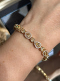 Pulseira Riviera Nina Fancy Yellow Dourada