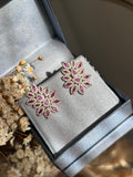 Brinco Mila Safira Rosa/Pink Dourado