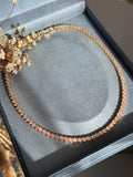 Colar Riviera Shine Champagne Dourado