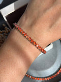 Pulseira Riviera Shine Aperol/Tangerina