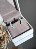Brinco Mini EarCuff Shine Esmeralda Colombiana Dourado