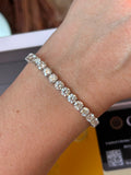 Pulseira Riviera Moissanite 5.0 mm 0,5CT 17,5cm