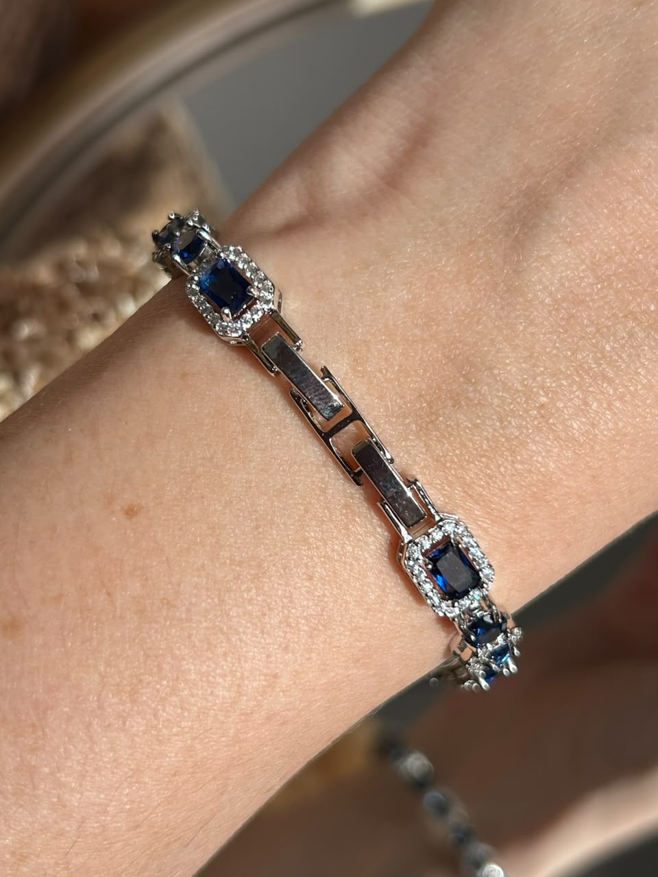 Pulseira Riviera Nina Azul Safira
