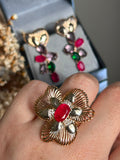 Conjunto Brinco e Anel