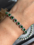 Pulseira Riviera Mini Harts Verde Esmeralda