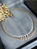 Colar Riviera Gotas Dourado