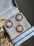 Conjunto Brinco e Colar Duo Canetado