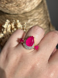 Anel Lelis Pink Dourado