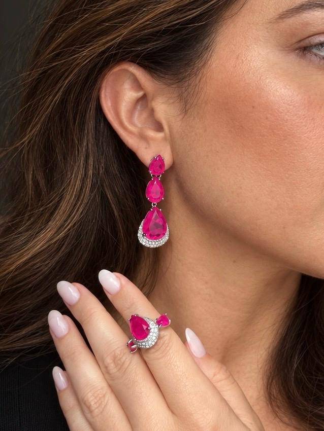 Brinco Lelis Pink