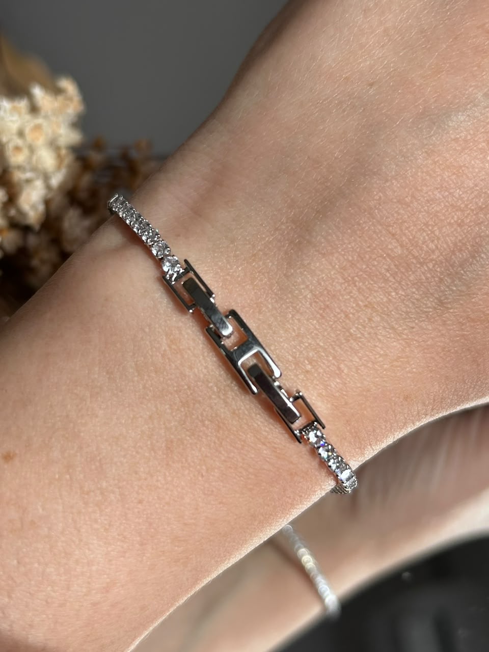 Pulseira Rivier Gota Turmalina