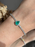 Pulseira Rivier Gota Turmalina
