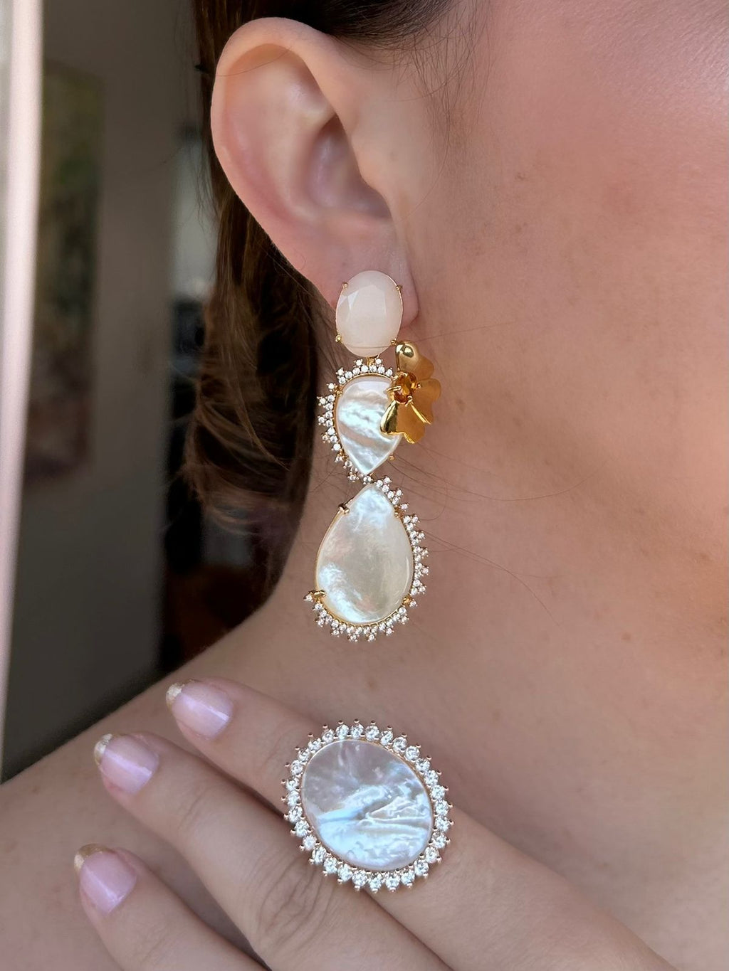 Conjunto Lily Madre Pérola