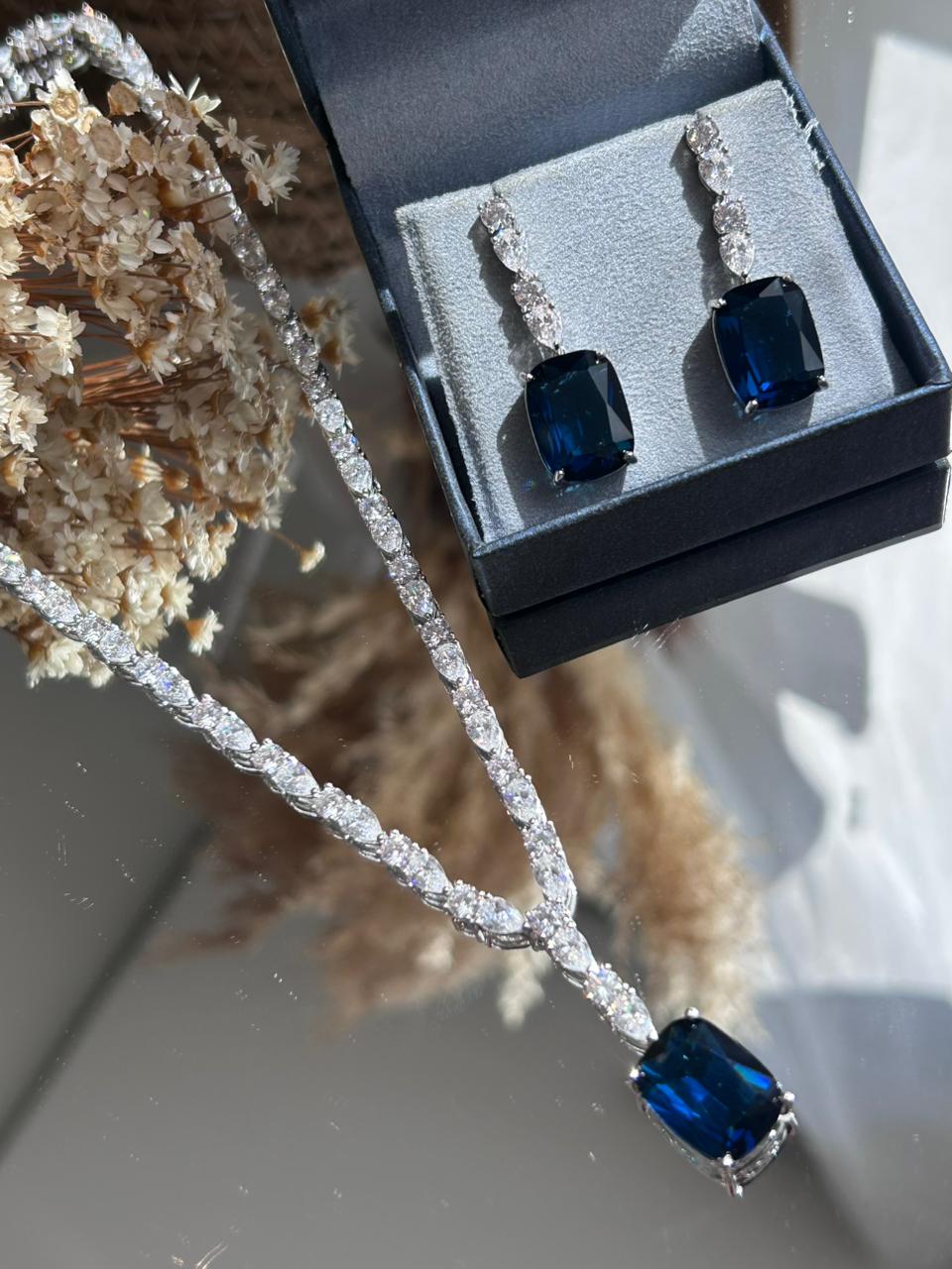 Conjunto Lady Azul Safira