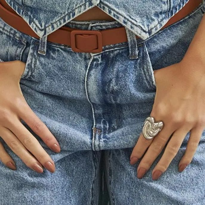 Anel Coração em Nó