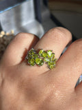 Anel Gotas Apple Green Ajustável