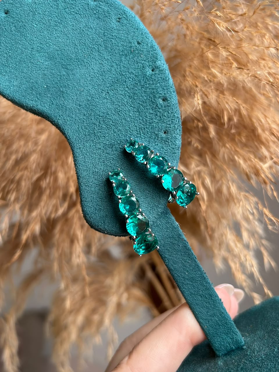 Brinco EarHook Degradê Turmalina