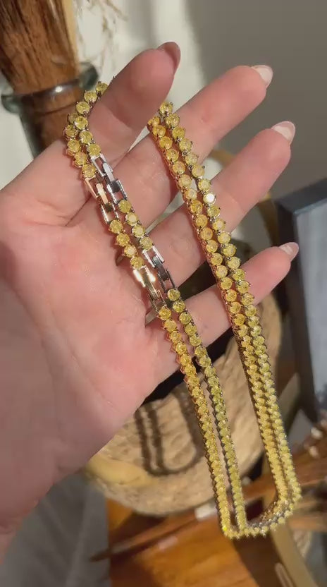 Colar Riviera Shine Fancy Yellow