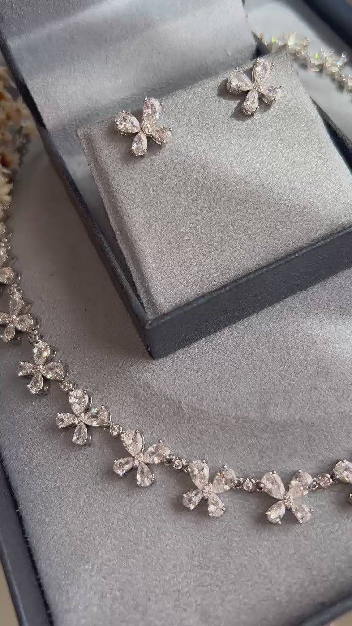 Conjunto Brinco e Colar Butterfly