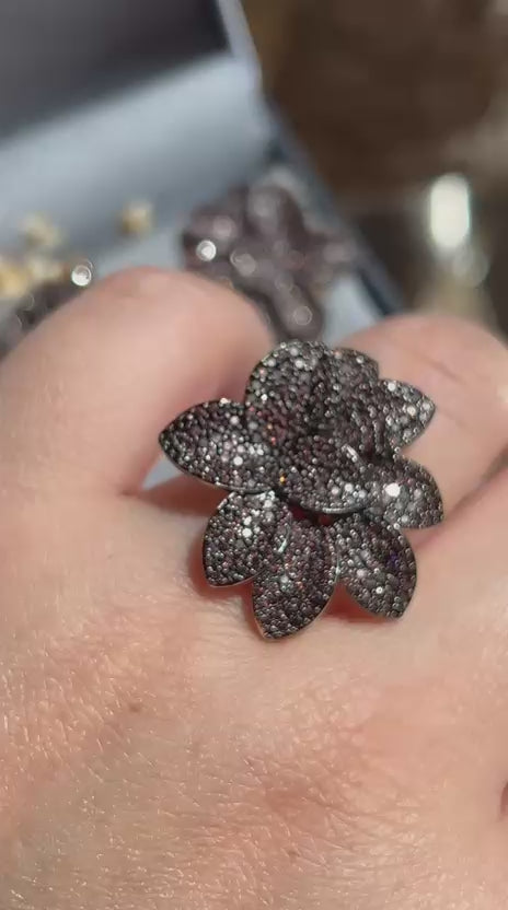 Conjunto Brinco e Anel Brown