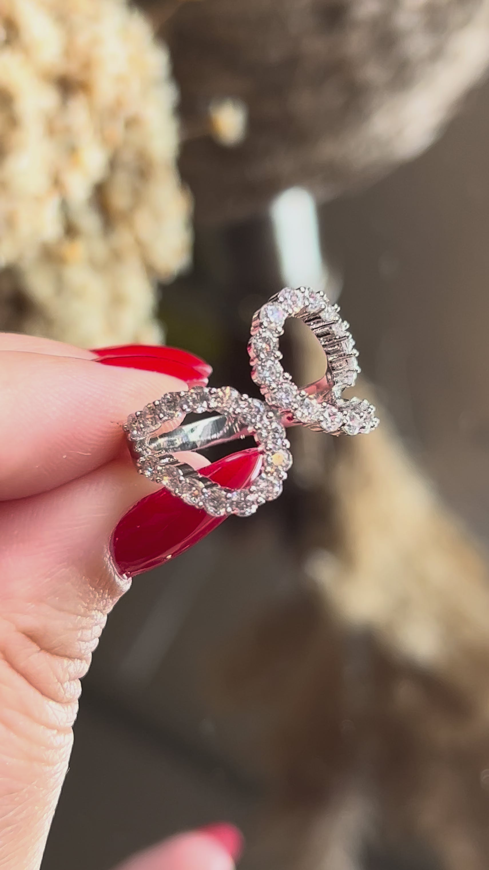 Anel Duas Gotas Vasadas