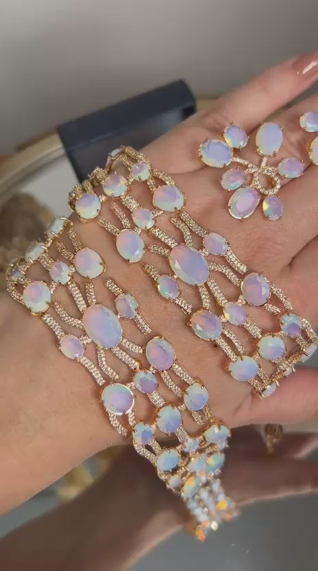 Conjunto 4 Peças Majestoso Pedra da Lua