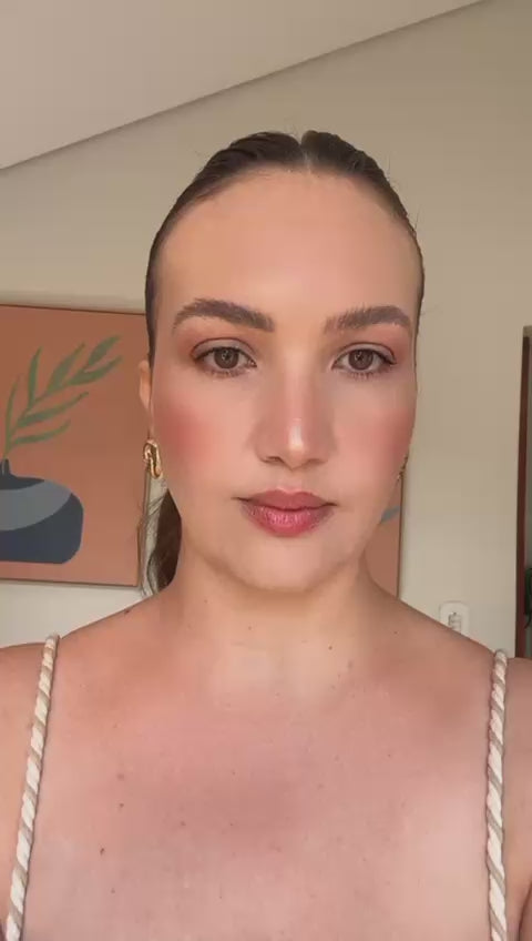 Brinco Coração Ondas